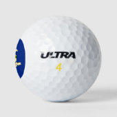 Design der Verbindungsstatusflagge Golfball (Logo)
