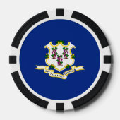 Design der Verbindungsstatusflagge Pokerchips (Vorderseite)