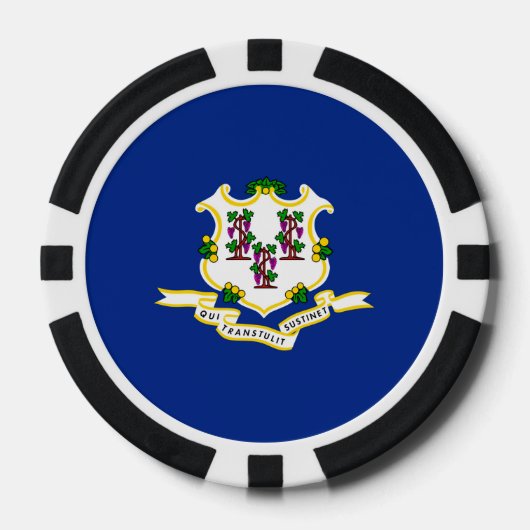 Design der Verbindungsstatusflagge Pokerchips (Vorderseite)