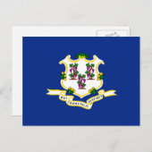 Design der Verbindungsstatusflagge Postkarte (Vorne/Hinten)