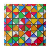 Design der verklebten Glastafeln Fliese (Vorderseite)