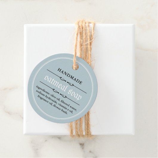 Design der Verpackung für das Etikett "Soap Hang" Geschenkanhänger (Beispiel)