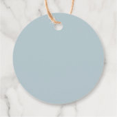 Design der Verpackung für das Etikett "Soap Hang" Geschenkanhänger (Rückseite)