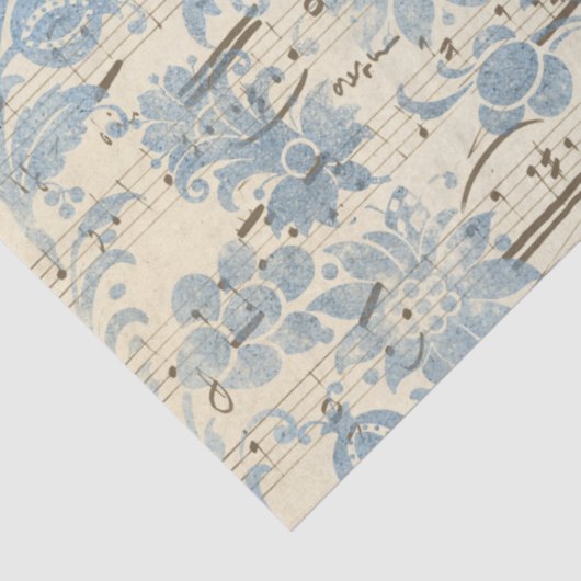 Design der Verzierten Papierserie Ephemera 10 Seidenpapier (Detail)