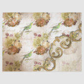 Design der Verzierten Papierserie Ephemera 11 Seidenpapier (Vorderseite)