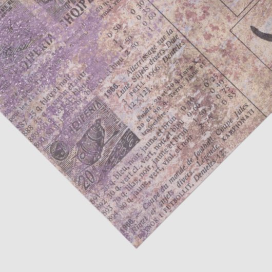 Design der Verzierten Papierserie Ephemera 17 Seidenpapier (Detail)