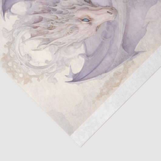 Design der viktorianischen Drachenreihe 11 Seidenpapier (Ausschnitt)