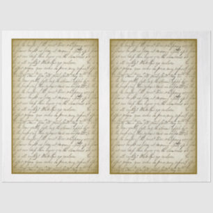 Design der viktorianischen Shabby Chic-Serie 12 Seidenpapier