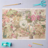 Design der viktorianischen Shabby Chic-Serie 1 Seidenpapier (Basteln)