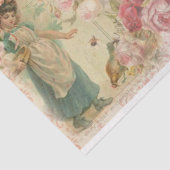 Design der viktorianischen Shabby Chic-Serie 1 Seidenpapier (Ausschnitt)