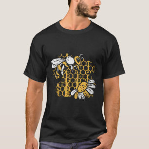 Design der Vintagen Bienenhalter-Honey-Biene T-Shirt
