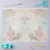 Design der Vintagen blauen Junk-Serie 6 Seidenpapier (Basteln)