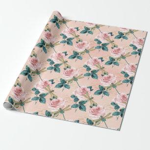 Design der Vintagen Drachenfliegen der Serie 1 Geschenkpapier