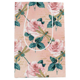 Design der Vintagen Drachenfliegen der Serie 1 Mittlere Geschenktüte