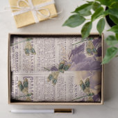 Design der Vintagen Drachenfliegen der Serie 6 Seidenpapier (Geschenk)