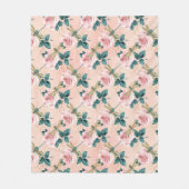 Design der Vintagen Drachenfliegen Fleecedecke (Vorderseite)