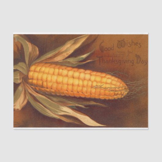 Design der Vintagen Erntedank-Mix-Serie 7 Seidenpapier (Vorderseite)