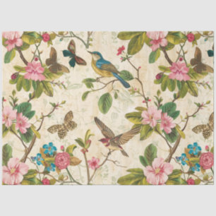 Design der Vintagen Frühjahrsreihe #1 Seidenpapier