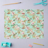 Design der Vintagen Libellen-Serie 11 Seidenpapier (Basteln)