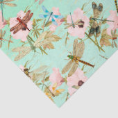 Design der Vintagen Libellen-Serie 11 Seidenpapier (Detail)