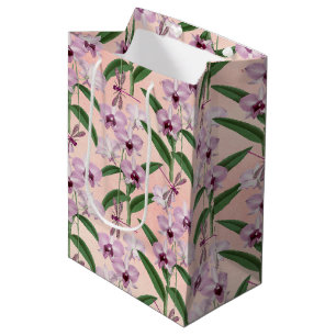Design der Vintagen Libellen-Serie 13 Mittlere Geschenktüte