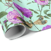 Design der Vintagen Libellen-Serie 15 Geschenkpapier (Rolleneckpunkt)