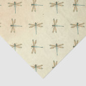 Design der Vintagen Libellen-Serie 9 Seidenpapier (Detail)
