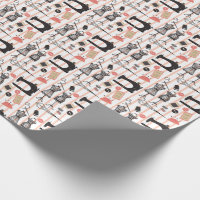 Design der Vintagen Nähmaschine, Crafty Sew Theme