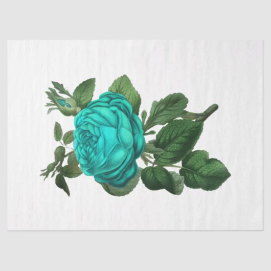 Design der Vintagen Rose 130 Seidenpapier (Vorderseite)