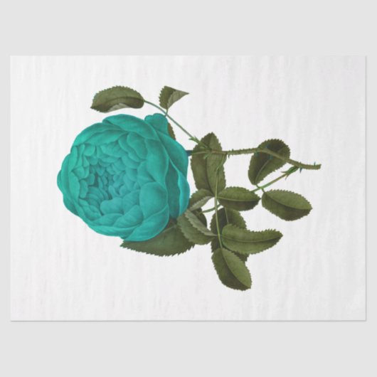 Design der Vintagen Rose 135 Seidenpapier (Vorderseite)