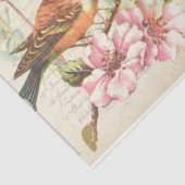 Design der Vintagen Vogelserie 4 Seidenpapier (Ausschnitt)