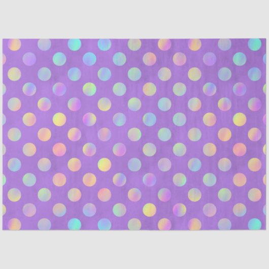 Design der Violet- und Rainbows-Serie 8 Seidenpapier (Vorderseite)