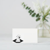 Design der Visitenkarte (Stehend Vorderseite)