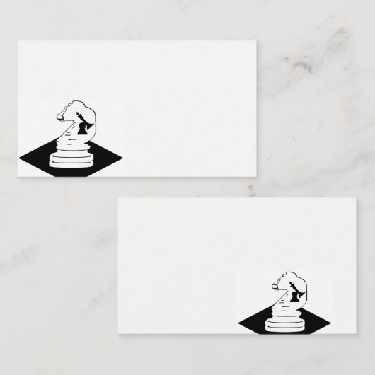 Design der Visitenkarte (Vorne/Hinten)