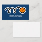 Design der Visitenkarten-Basketball-Visitenkarte f Visitenkarte (Vorne/Hinten)