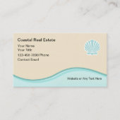 Design der Visitenkarten für Beach Realtor Visitenkarte (Vorderseite)
