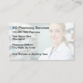 Design der Visitenkarten von Pharmacy Pharmaceutic Visitenkarte (Vorderseite)