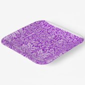 Design der Vögel und Kaninchen, farbenfrohe Lavend Pappteller (Gewinkelt)