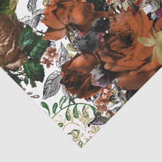 Design der Waldbeenserie 34 Seidenpapier (Detail)