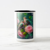 Design der Wärmekopplung: Moderne Eleganz"** Zweifarbige Tasse (Mittel)