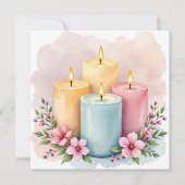 Design der Wasserfarbenkerne Karte (Vorderseite)