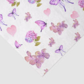 Design der Wasserfarbenserie Hydrangea 10 Seidenpapier (Ausschnitt)