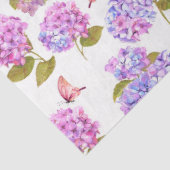 Design der Wasserfarbenserie Hydrangea 13 Seidenpapier (Ausschnitt)