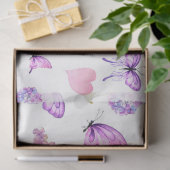 Design der Wasserfarbenserie Hydrangea 9 Seidenpapier (Geschenk)