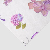 Design der Wasserfarbenserie Hydrangea 9 Seidenpapier (Ausschnitt)