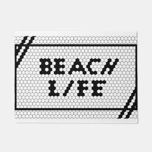 Design der Wassersportarten für Beach Life Fußmatte