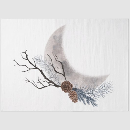 Design der Weihnachtsbird-Serie 3 Seidenpapier (Vorderseite)