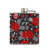 Design der Weihnachtsdekoration Flachmann (Rückseite)