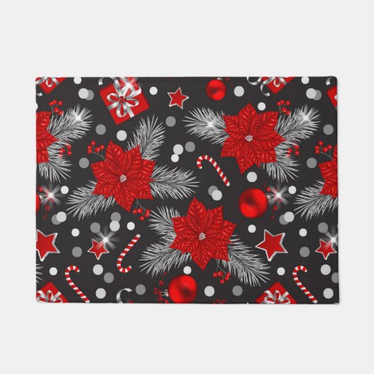 Design der Weihnachtsdekoration Fußmatte (Vorderseite)