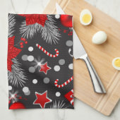 Design der Weihnachtsdekoration Geschirrtuch (Viertel Falte)